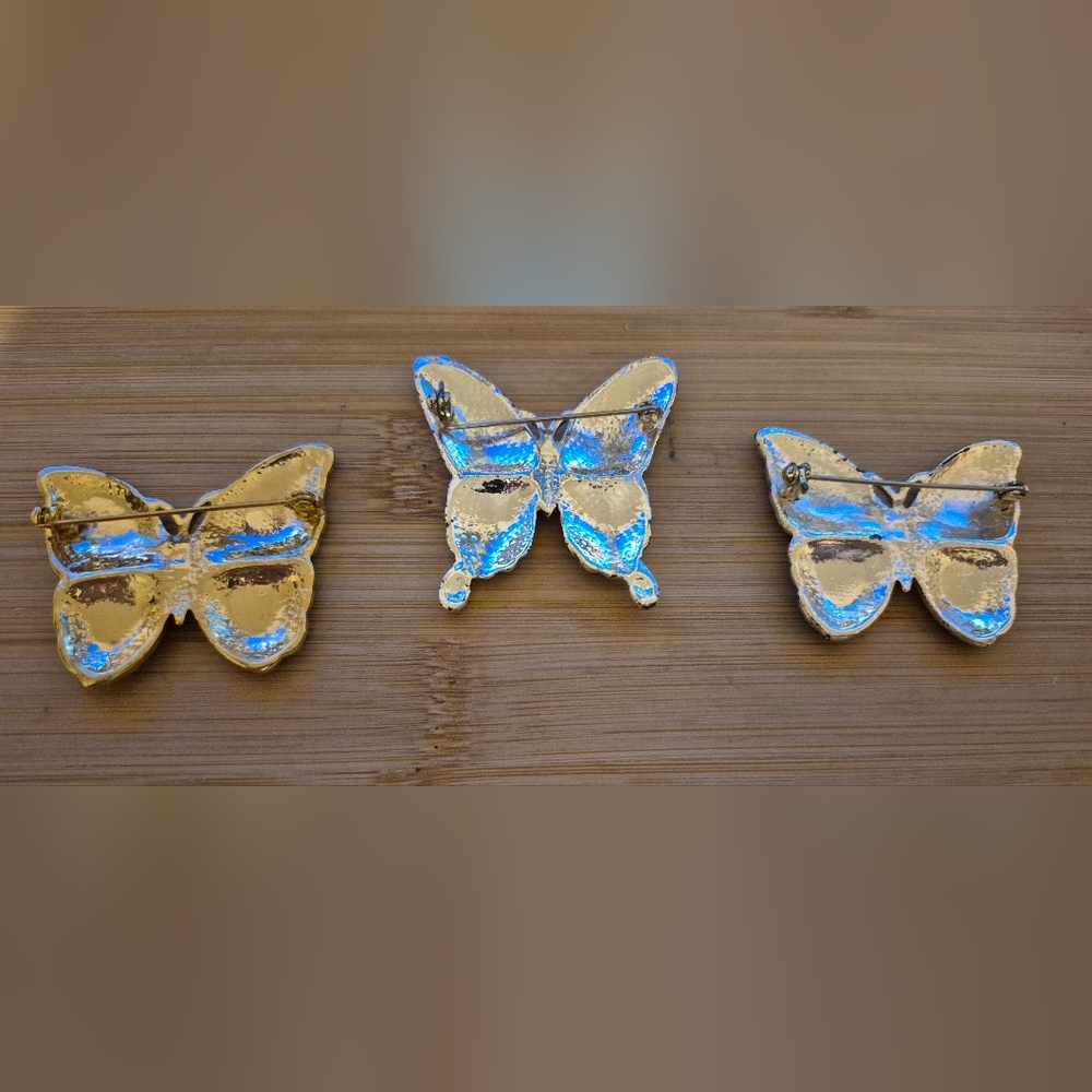 Colorful Butterfly Brooch - Picture 2 of 2